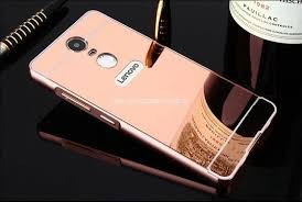Добави още лукс Бъмпъри за телефони Луксозен алуминиев бъмпър с твърд огледален златисто розов гръб за Lenovo K6 Note 